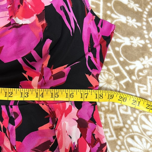 Bisou Bisou Womens A Line Dress  Stretch Colorful Knee length Career - Picture 6 of 7